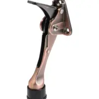 Фиксатор дверной LOCKLAND &ldquo;козья ножка&rdquo;, с автоподъемом, цвет медь