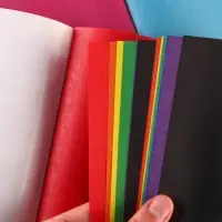 Цветная бумага, А4, 16 листов, 16 цветов, немелованная, двусторонняя, на скрепке, 48 г/м&sup2;, &laquo;Холодное сердце&raquo;