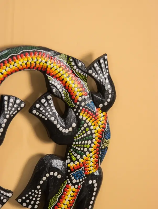 Панно настенное &laquo;Пара ящериц&raquo;, 33&times;33&times;1 см, МДФ, МИКС