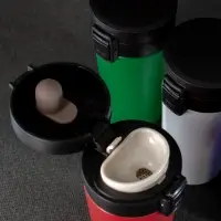 Термостакан с ситечком No Leak Infuser, красный