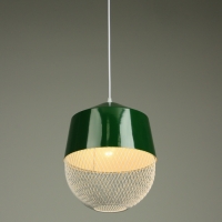 Светильник Lisa 1х40Вт Е27 тёмно-оливковый  26х26х32см