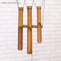 Музыка ветра &laquo;Сова&raquo;, 83&times;20&times;4 см, бамбук, МИКС