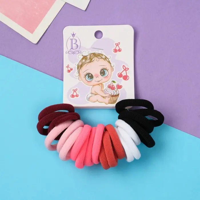 Резинка для волос "Карапуз" (набор 20 шт) глазки, 2,5 см