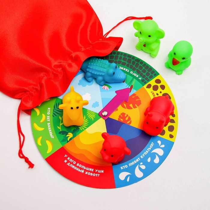 Детское развивающее лото &laquo;Африка, Морские жители&raquo;, изучение животных, виды МИКС, Крошка Я