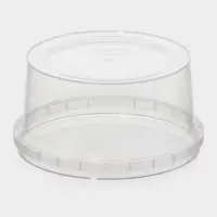Банка под пресервы пластиковая одноразовая, 485 мл, d=12 см, прозрачная