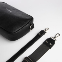 Сумка женская через плечо TEXTURA, маленький размер, цвет чёрный