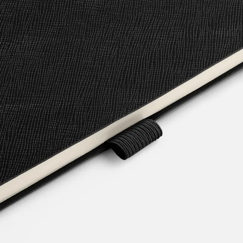 Ежедневник Lungo, недатированный, черный