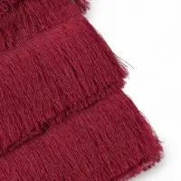 Бахрома одинарная, 6,5 см, 20 м&plusmn;0.5, цвет бордовый