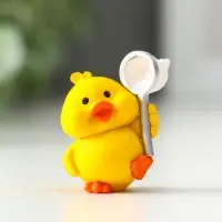 Сувенир полистоун "Цыплята и хобби" набор 4 шт 2,9х3,6 см