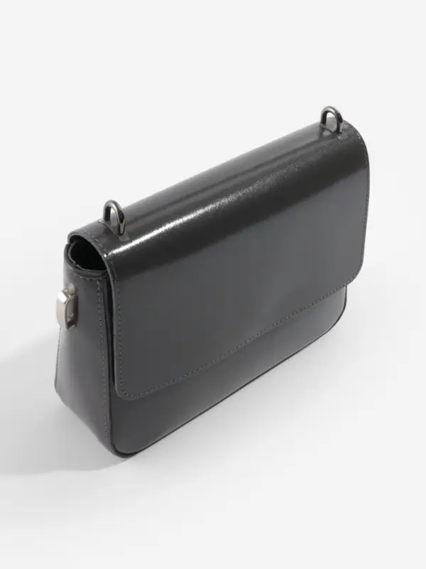 Крепления для ручек для сумки 2шт 1,8*1,5*0,5см 4 винта металл чёрный никель АУ