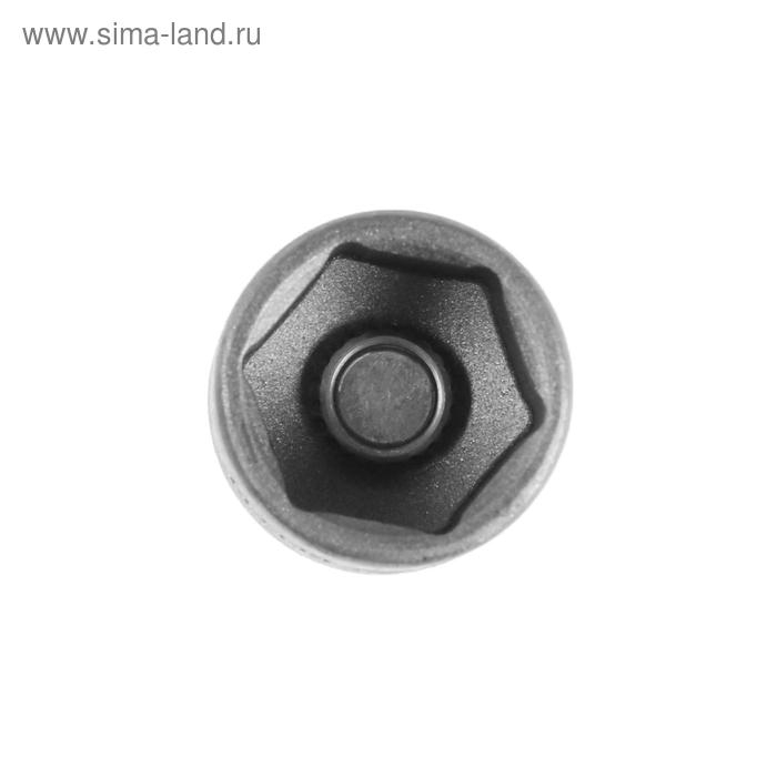 Бита с торцевой головкой ТУНДРА, сталь CrV, магнит, 13 х 65 мм