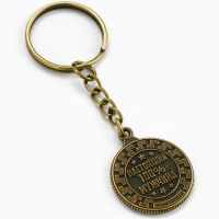 Брелок для ключей, металлический &laquo;Настоящий мужчина&raquo; , диам. 2.5 см