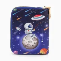 Кошелек жен 06-01-01 Июнь2522, 19*3*10 см, 3 отд+отд/молн, д/карт, д/монет, на магните красн   10909