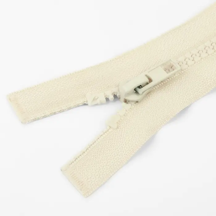 Молния &laquo;Трактор&raquo;, №5, разъёмная, замок автомат, 80 см, светло-бежевая