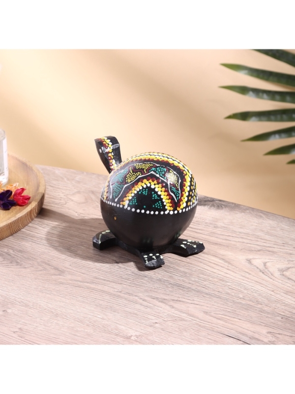 Сувенир-маятник Черепаха, акация, кокос 17х9х10 см