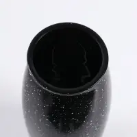 Ваза "Крапле" чёрный, 23 см