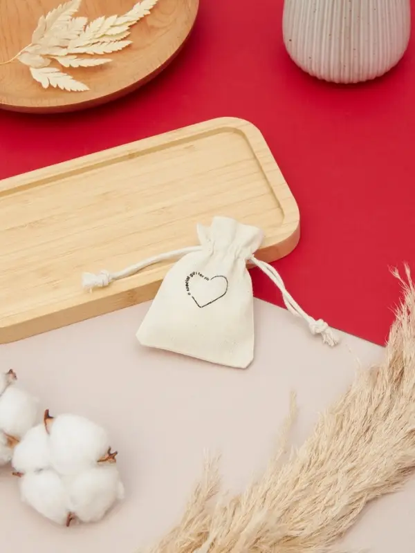 Мешочек подарочный &laquo;Нежность лён&raquo;, 7&times;9 см, бежевый