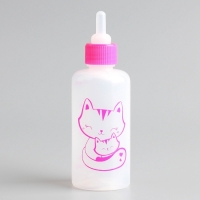 Набор для вскармливания &laquo;Пушистое счастье&raquo; для котят, 60 мл, с 4 сосками и ёршиком