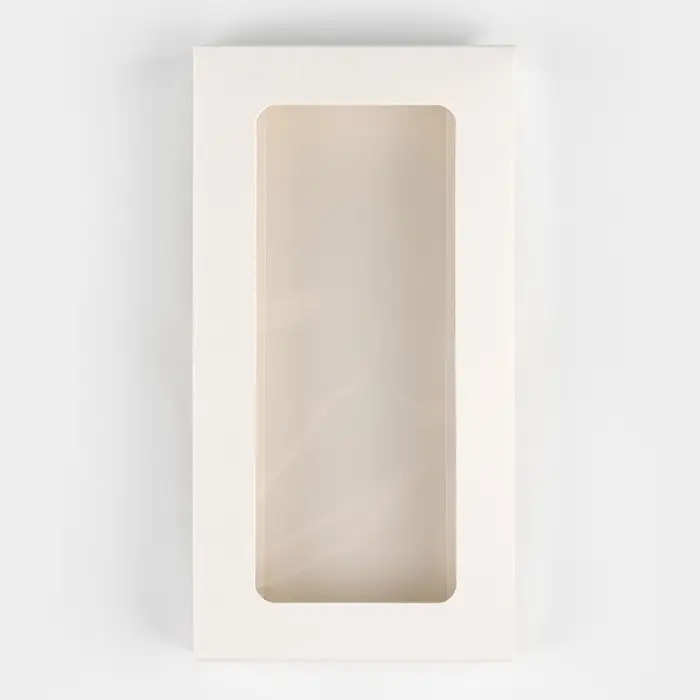 Коробка для шоколада &laquo;Молочная&raquo;, с окном, 9,4 х 1.7 х 18.4 см