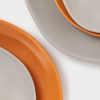 Тарелка Magistro "Potter" 26см 26х3 цвет оранжевый