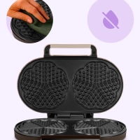 Вафельница электрическая для венских вафель КТ-3637 1200 Вт