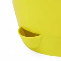 Кашпо с прикорневым поливом "Румба" 1 л, D13,5 см, h-12 см, цвет лимон