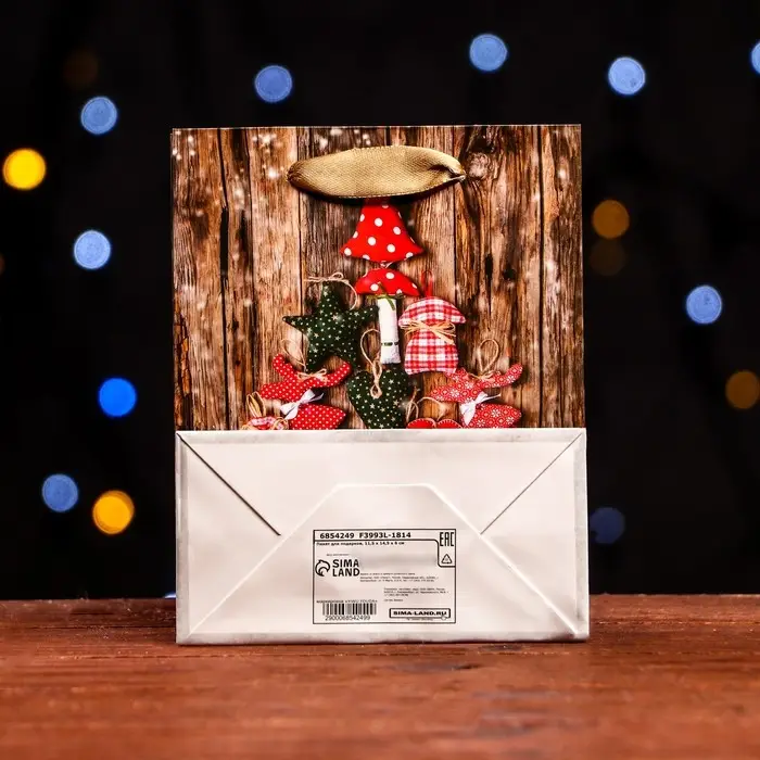 Пакет ламинированный &laquo;Новогодний ассортимент&raquo; 11.5&times;14.5&times;6 см