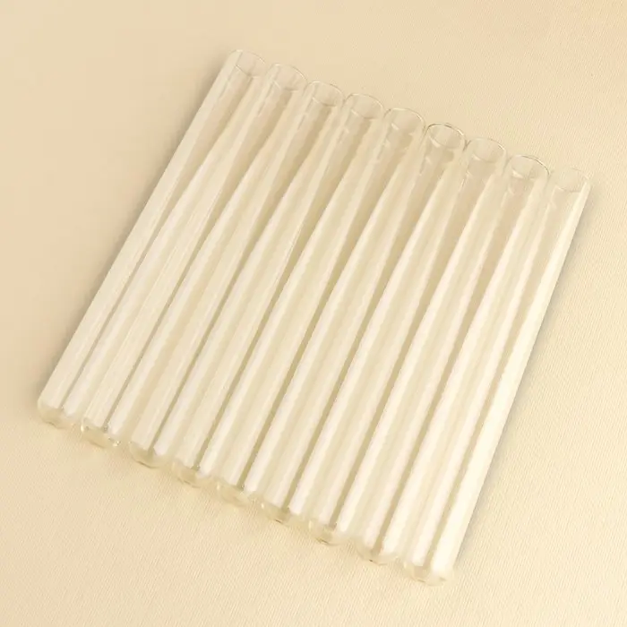 Ваза стеклянная для цветов, колба флористическая 15&times;1.5 см