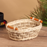 Корзина плетеная 25x19x9 см, ротанг