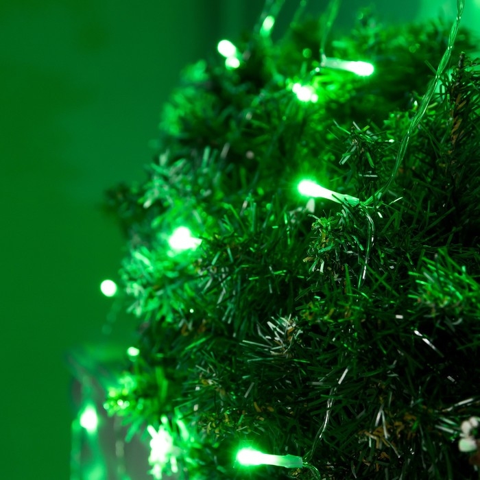 Светодиодная фигура &laquo;Ёлка&raquo; 3.5 м, пластик, 9 нитей, 220 В, свечение зелёное