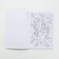 Ежедневник-смешбук раскраска антистресс  А5, 80 листов "Мечты"