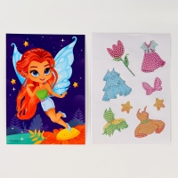 Алмазная мозаика с частичным заполнением для детей. Наряди персонажа &laquo;Фея&raquo;