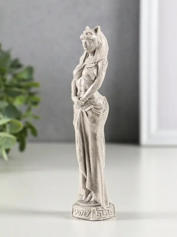 Фигура гипс "Богиня Египта" 14х3 см, под камень