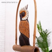 Музыка ветра &laquo;Сова&raquo;, 83&times;20&times;4 см, бамбук, МИКС