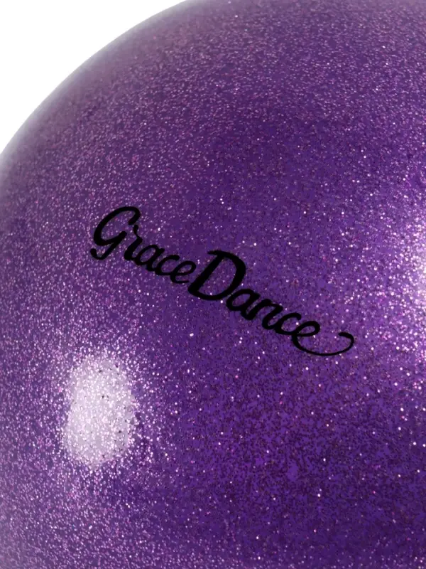 Мяч для художественной гимнастики Grace Dance, 15 см, фиолетовый