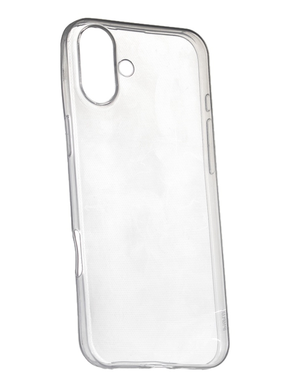 Чехол Luazon для iPhone 16 Plus, силиконовый, прозрачный