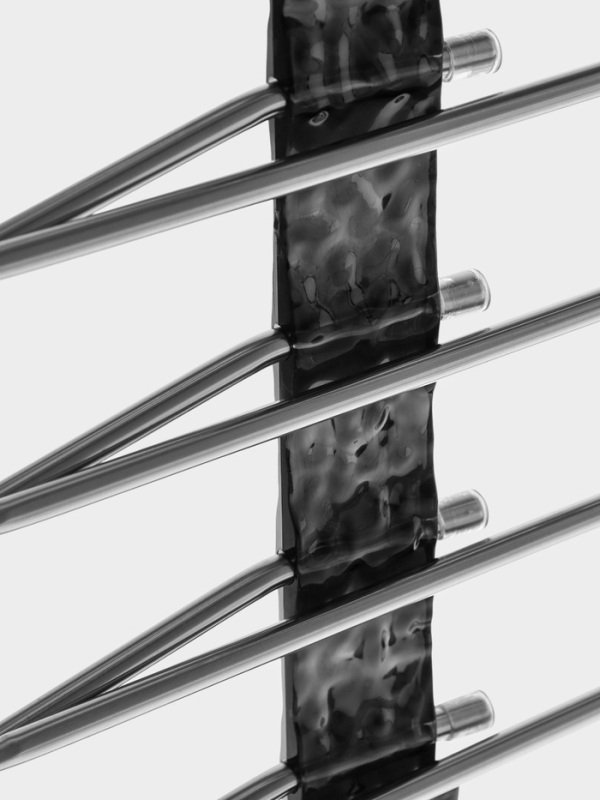 Вешалка для брюк многоуровневая, трансформер, 30,5х32х7,5 см, 5 уровней, прозрачная черная   1078672