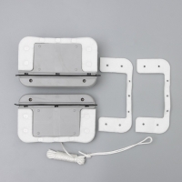 Магнитная щётка для мытья окон с двух сторон Raccoon &laquo;Модерн&raquo;, прямоугольная, на стекло 3-10 мм