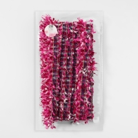 Тесьма декоративная &laquo;Твидовая&raquo;, односторонняя, 35 мм, 5 &plusmn; 0,5 м, цвет фуксия