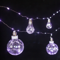 Гирлянда &laquo;Бахрома&raquo; 2.5 &times; 0.7 м роса с насадками &laquo;Шарики&raquo;, IP20, серебристая нить, 150 LED, свечение мульти, 12 В