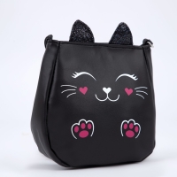 Сумка детская для девочки &laquo;чёрный котик&raquo;