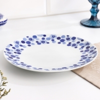 Тарелка "Романс проза", д-200мм, нео гжель