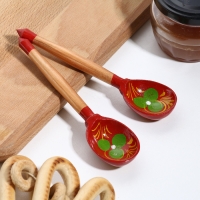 Ложка деревянная &laquo;Красная&raquo;, чайная, хохлома
