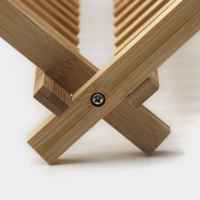 Сушилка для посуды &laquo;Бамбуковый лес&raquo;, 43&times;38 см, 2 яруса