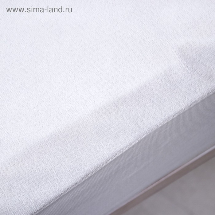 Наматрасник на резинке 60*120 см., непромокаемый с дышащей комб. мембраной, цвет белый