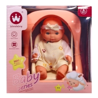 Пупс &laquo;Милый малыш&raquo; с качелью, 15 см, МИКС