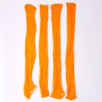 Капрон для кукол и цветов, набор 4 шт., размер 1 шт. &mdash; 45 &times; 6 см, цвет персиковый