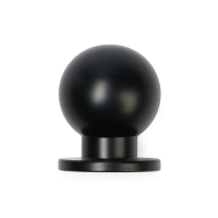 Ручка кнопка CAPPIO RK146, d=25 мм, цвет черный