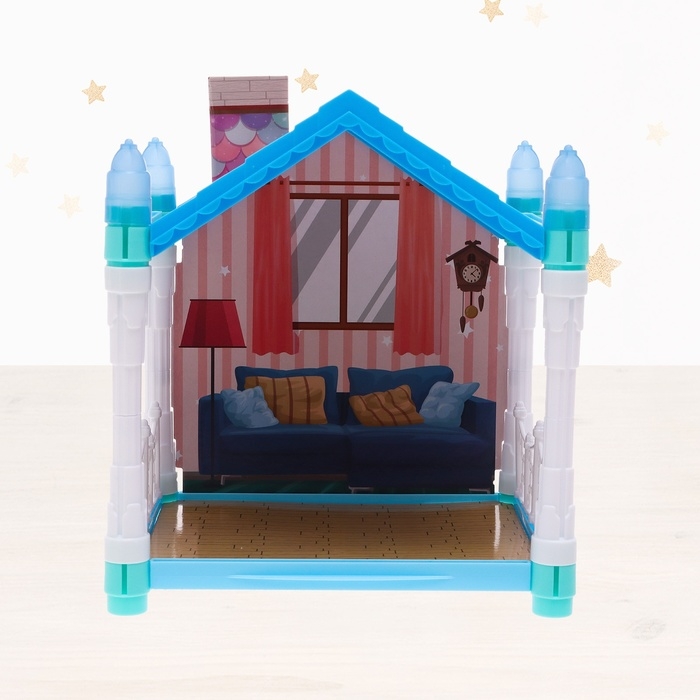 Дом для питомцев &laquo;Сказочная жизнь&raquo;, с питомцами и аксессуарами, свет