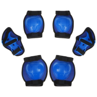 Защита роликовая ONLYTOP OT-2017, р. универсальный, цвет синий